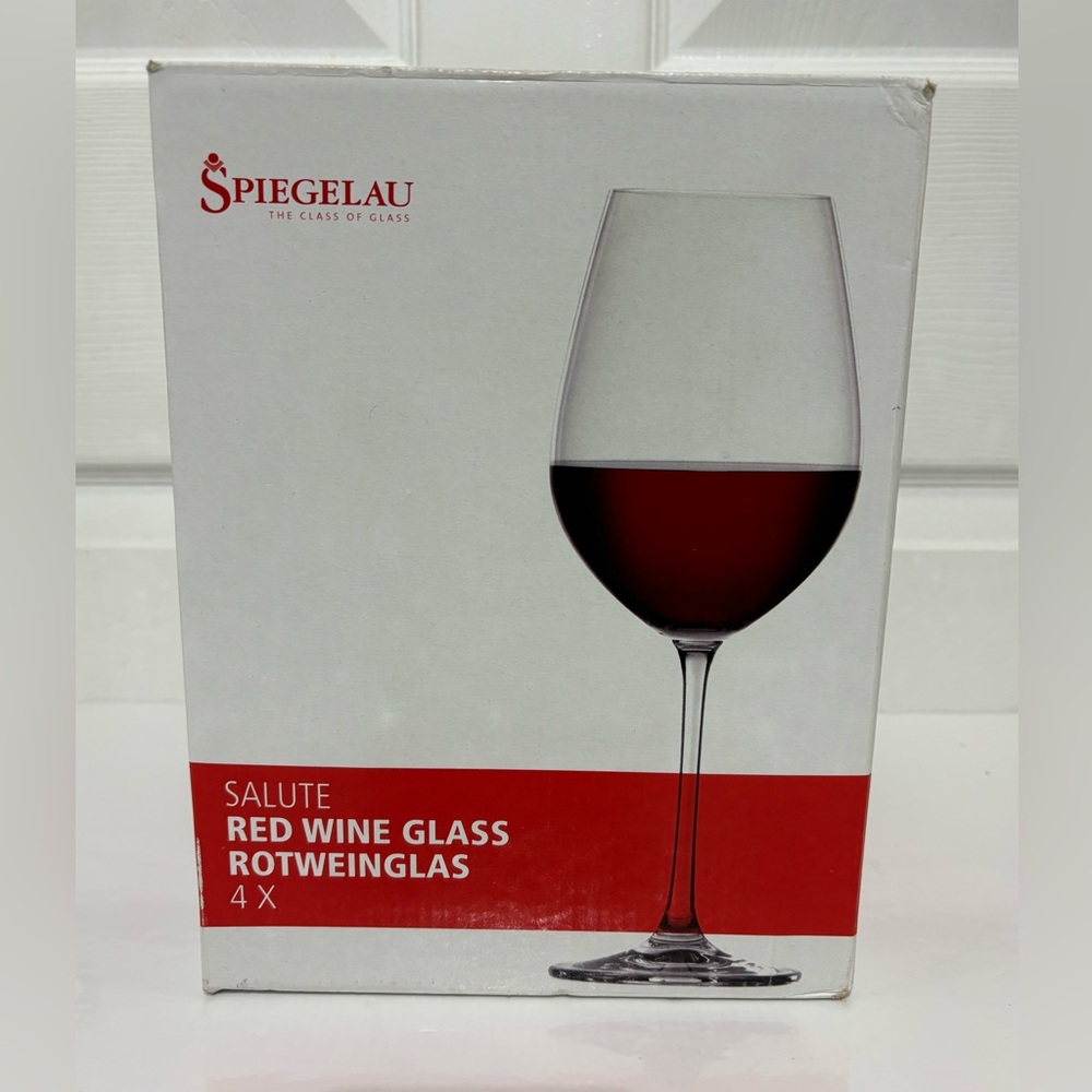 SPIEGELAU Salute Red Wine Glasses. in box
